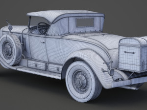 cadillac v16 roadster 1930 3D Model