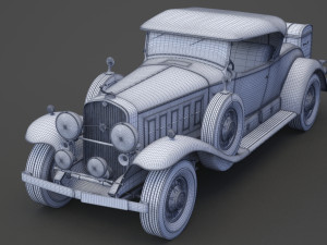 cadillac v16 roadster 1930 3D Model