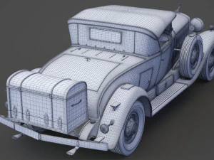 cadillac v16 roadster 1930 3D Model