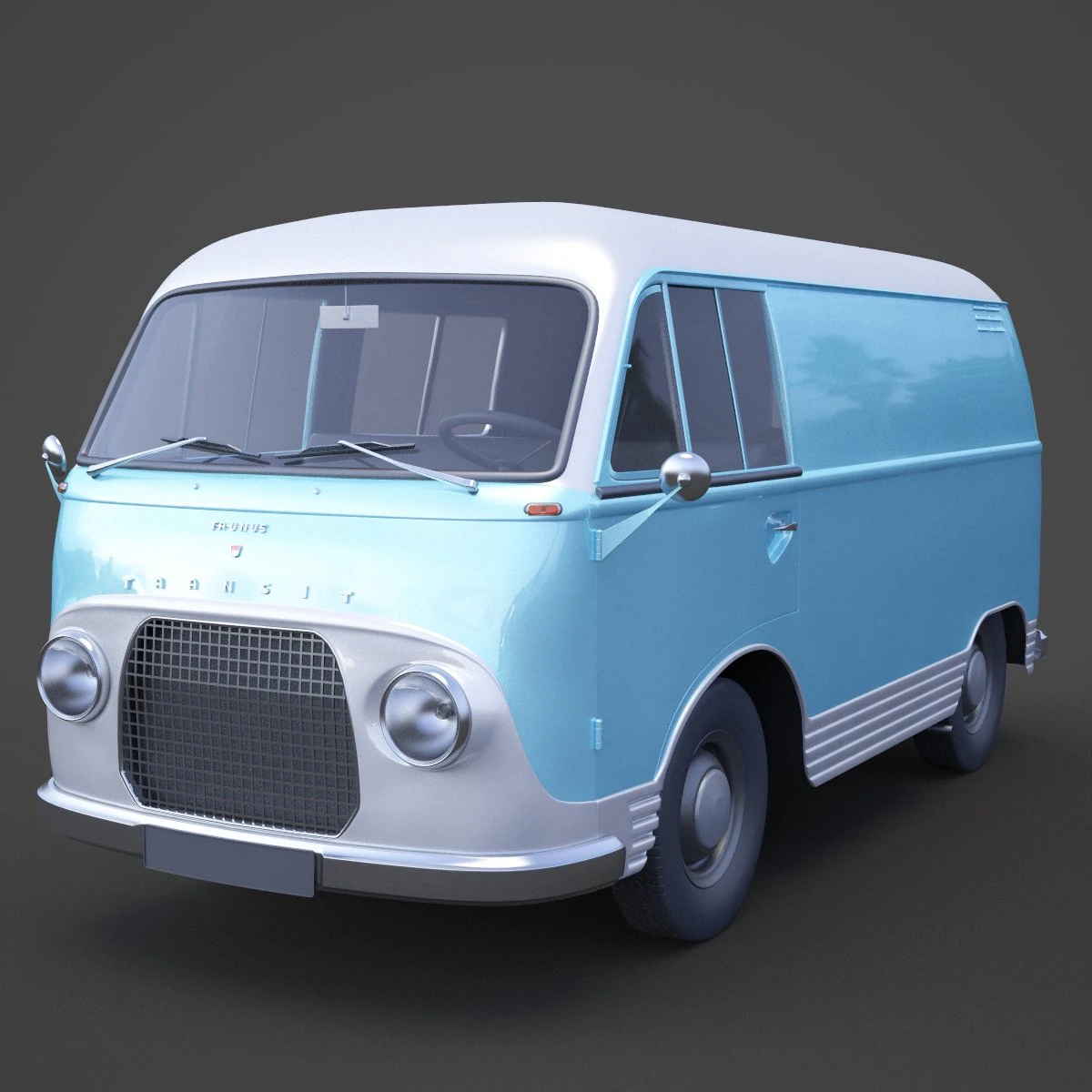 ford-taunus transit 1963 3D Model .c4d .max .obj .3ds .fbx .stl .blend