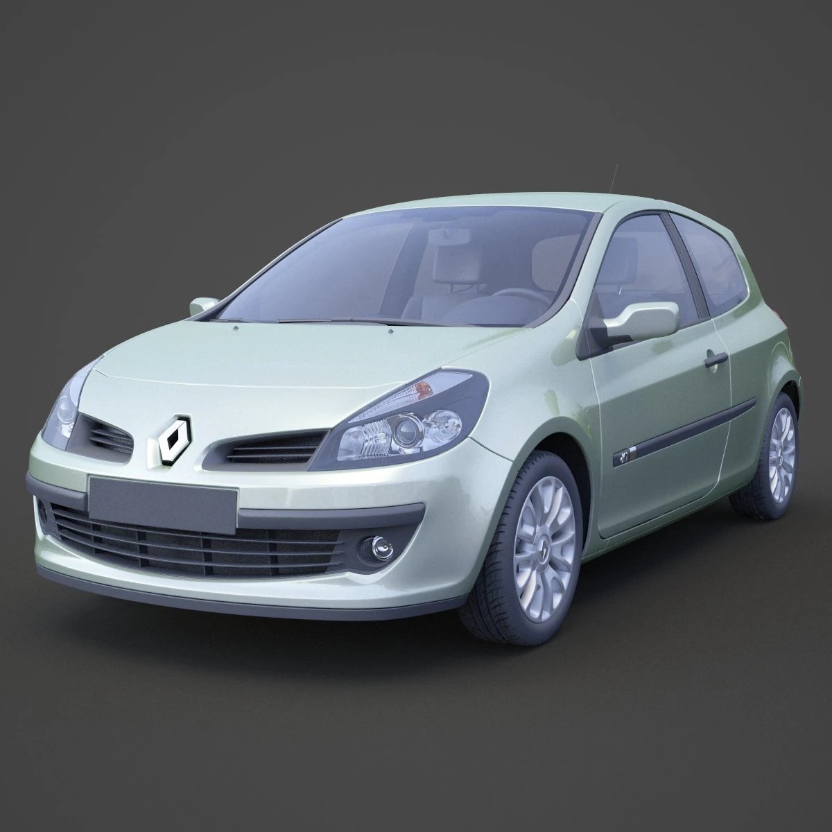 renault clio 3D Model .c4d .max .obj .3ds .fbx .stl .blend 