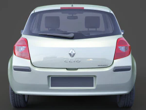 renault clio 3D Model