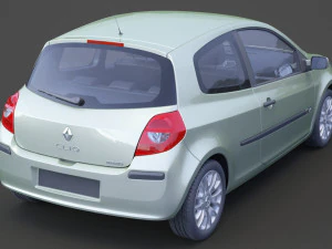 renault clio 3D Model