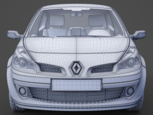 renault clio 3D Model