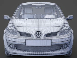 renault clio 3D Model