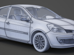 renault clio 3D Model
