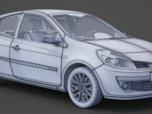 renault clio 3D Model