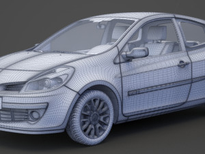 renault clio 3D Model