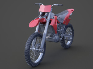 Generic Motorbike 01 3D मॉडल
