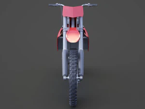 Generic Motorbike 01 3D Model
