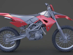 Generic Motorbike 01 3D Model