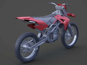 Generic Motorbike 01 3D Model