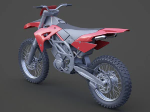 Generic Motorbike 01 3D Model