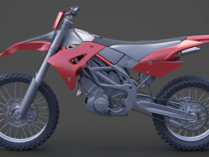 Generic Motorbike 01 3D Model