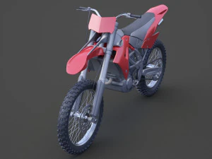 Generic Motorbike 01 3D Model