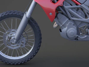 Generic Motorbike 01 3D Model