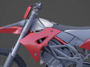 Generic Motorbike 01 3D Model