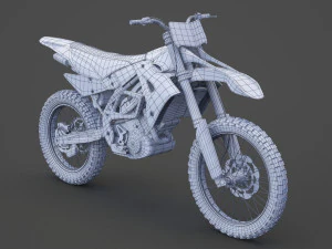 Generic Motorbike 01 3D Model