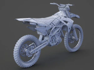 Generic Motorbike 01 3D Model