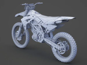 Generic Motorbike 01 3D Model