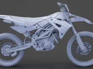 Generic Motorbike 01 3D Model