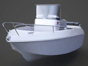 barca 001 Modello 3D