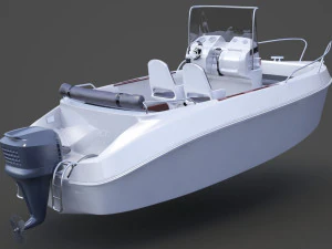 boat 001 3D Model