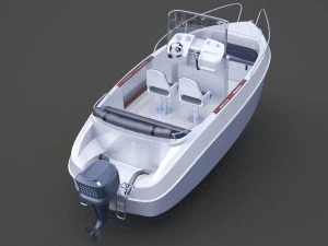 boat 001 3D Model