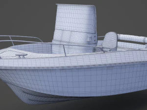 boat 001 3D Model