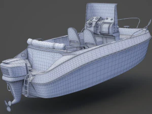 boat 001 3D Model