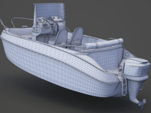 boat 001 3D Model