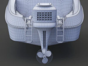 boat 001 3D Model