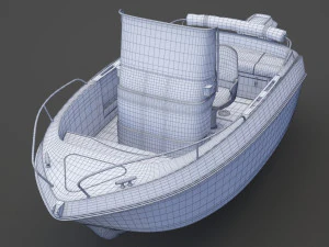 boat 001 3D Model