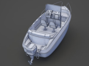 boat 001 3D मॉडल