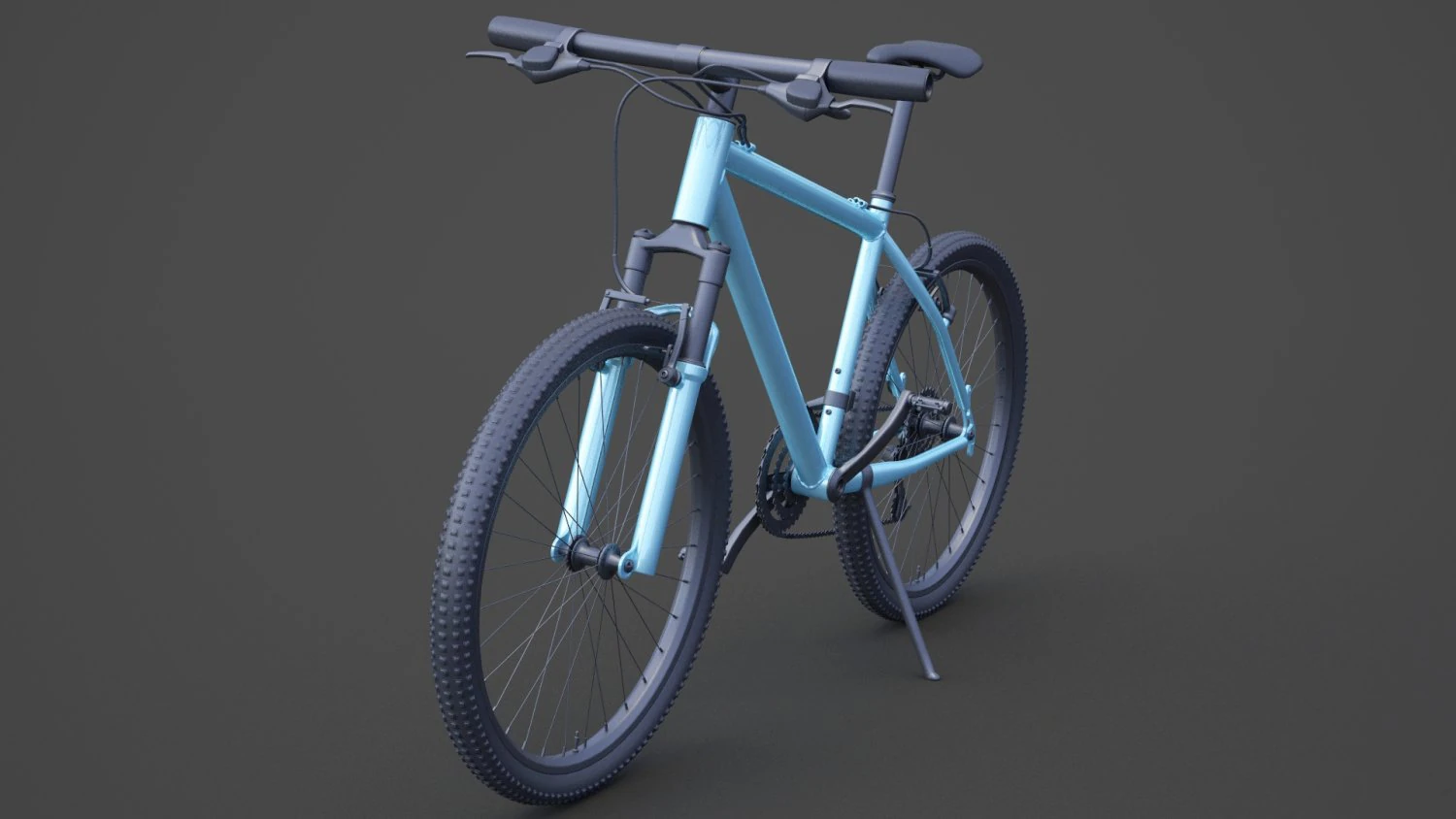 Bicycle 001 3D Model .c4d .max .obj .3ds .fbx .stl .blend 
