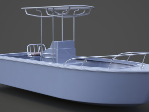 Boat 002 3D Модель