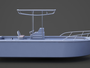Boat 002 3D Модель