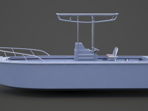Boat 002 3D Модель