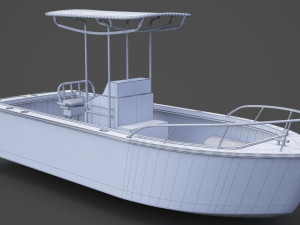 Boat 002 3D Модель