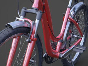 Bicycle 002 3D Model