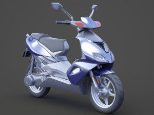 scooter bike 001 3D Model