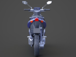 scooter bike 001 3D Model