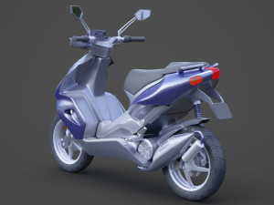 scooter bike 001 3D Model
