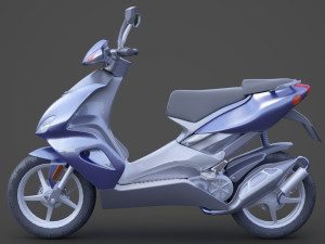scooter bike 001 3D Model
