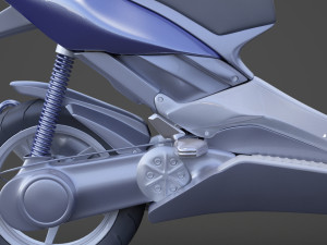 scooter bike 001 3D Model