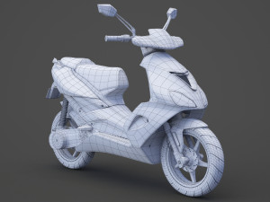 scooter bike 001 3D Model