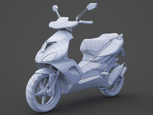 scooter bike 001 3D Model