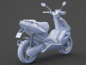 scooter bike 001 3D Model