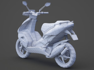scooter bike 001 3D Model