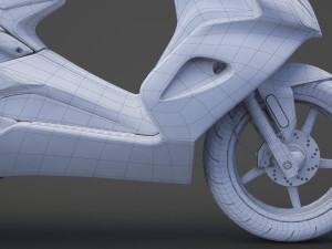 scooter bike 001 3D Model